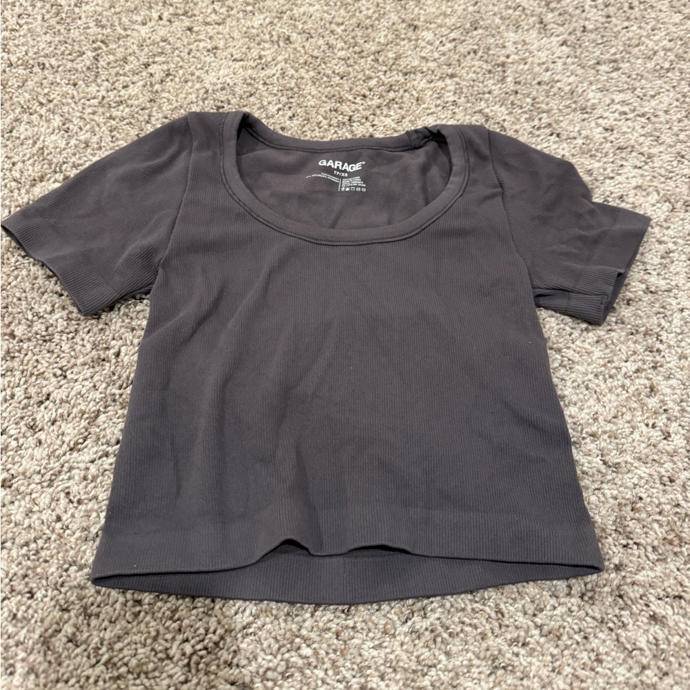Garage Seamless Crop T Shirt